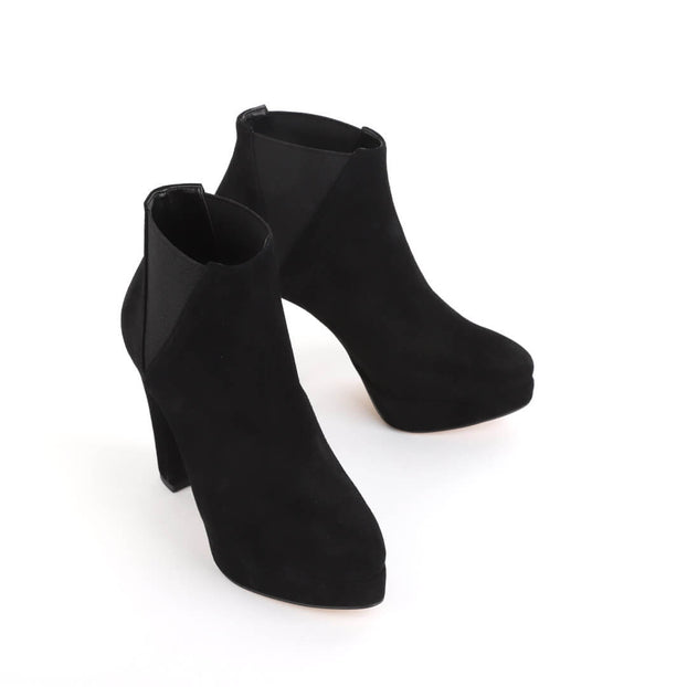 Petite Size Suede platform Ankle Boots US 4