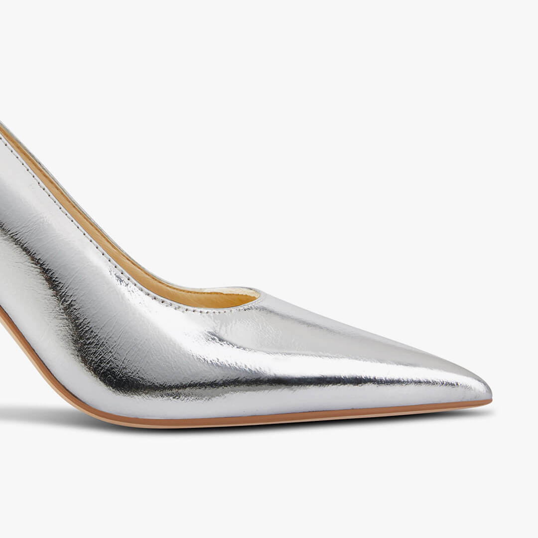 *Kayte - Vintage Silver Classic Pump