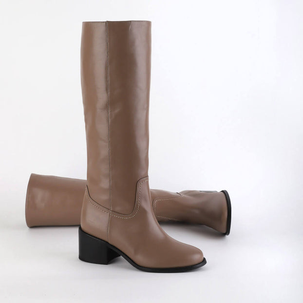 MAEVE - leather knee boot
