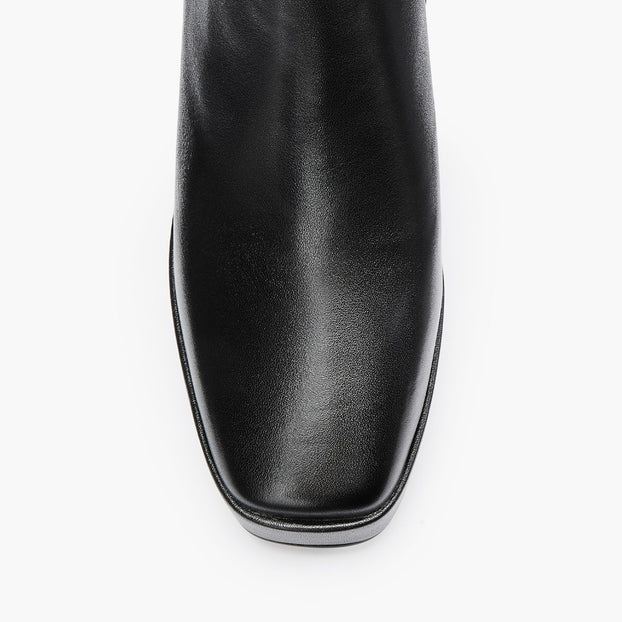 Rize - Leather Platform Ankle Boots
