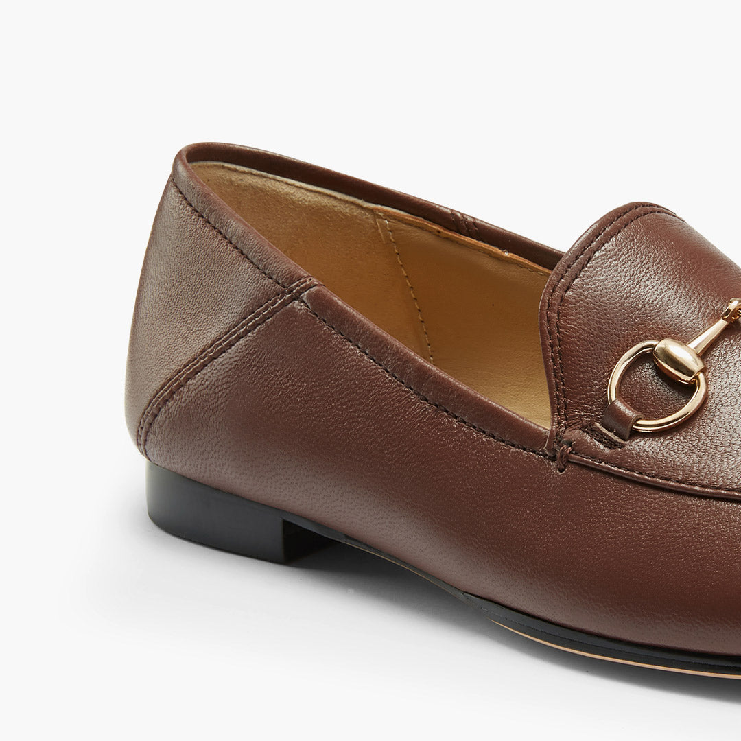 *ROCHELLE BROWN - leather loafers
