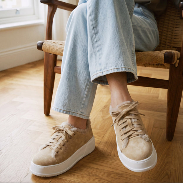 Faye - Fur Lined Sneakers