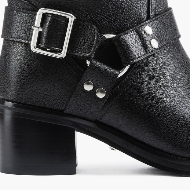 GLORIA - leather biker boots