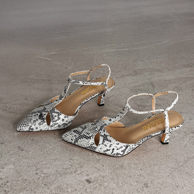 LEGAL - cut out slingback pumps