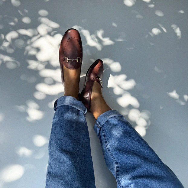 *ROCHELLE BROWN - leather loafers