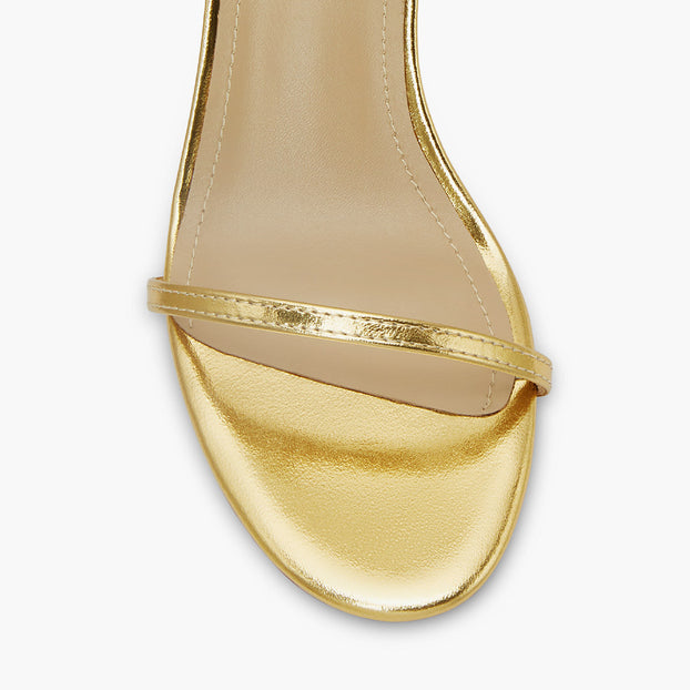 Shiloh Gold Kitten - strappy sandals