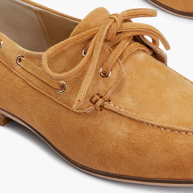Birdie Tan Suede - Loafers