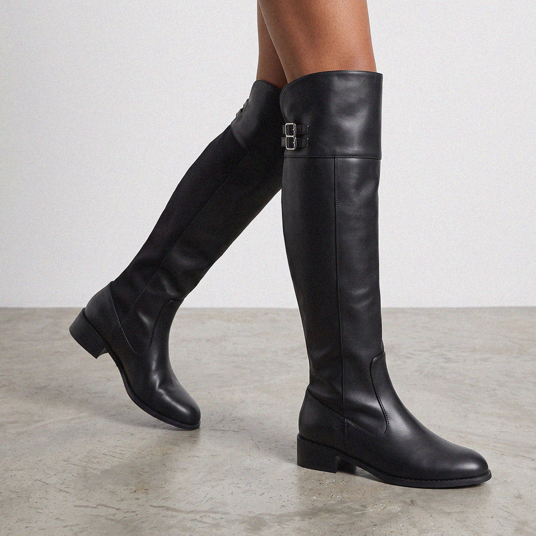 Ashford Black Leather - OTK Riding boots
