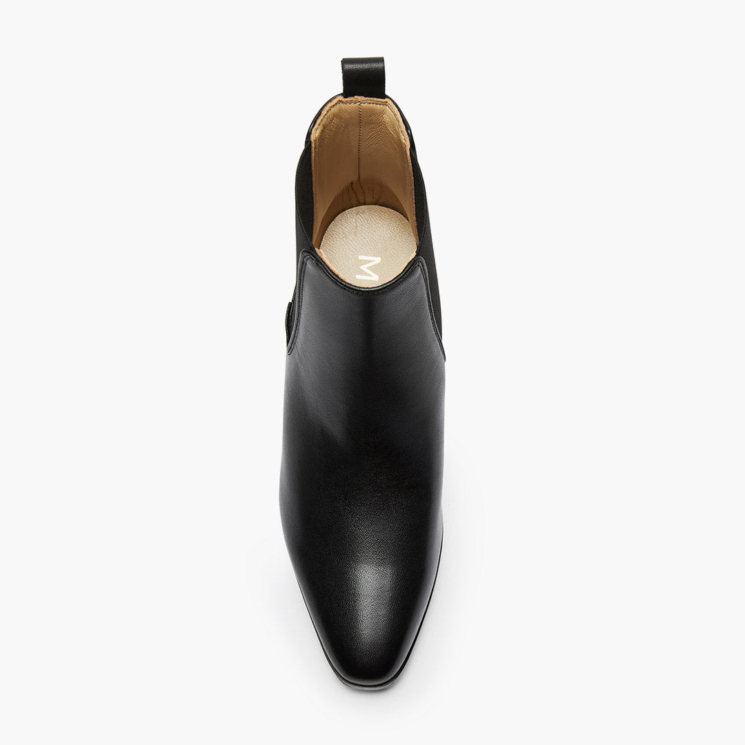 Chelsea Icon - Black Leather