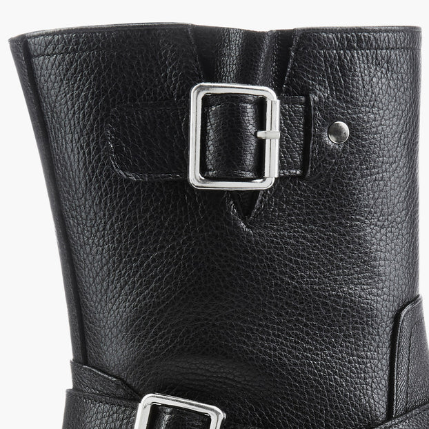 GLORIA - leather biker boots