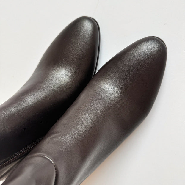 Lucca 50 Brown - Leather Knee Boots