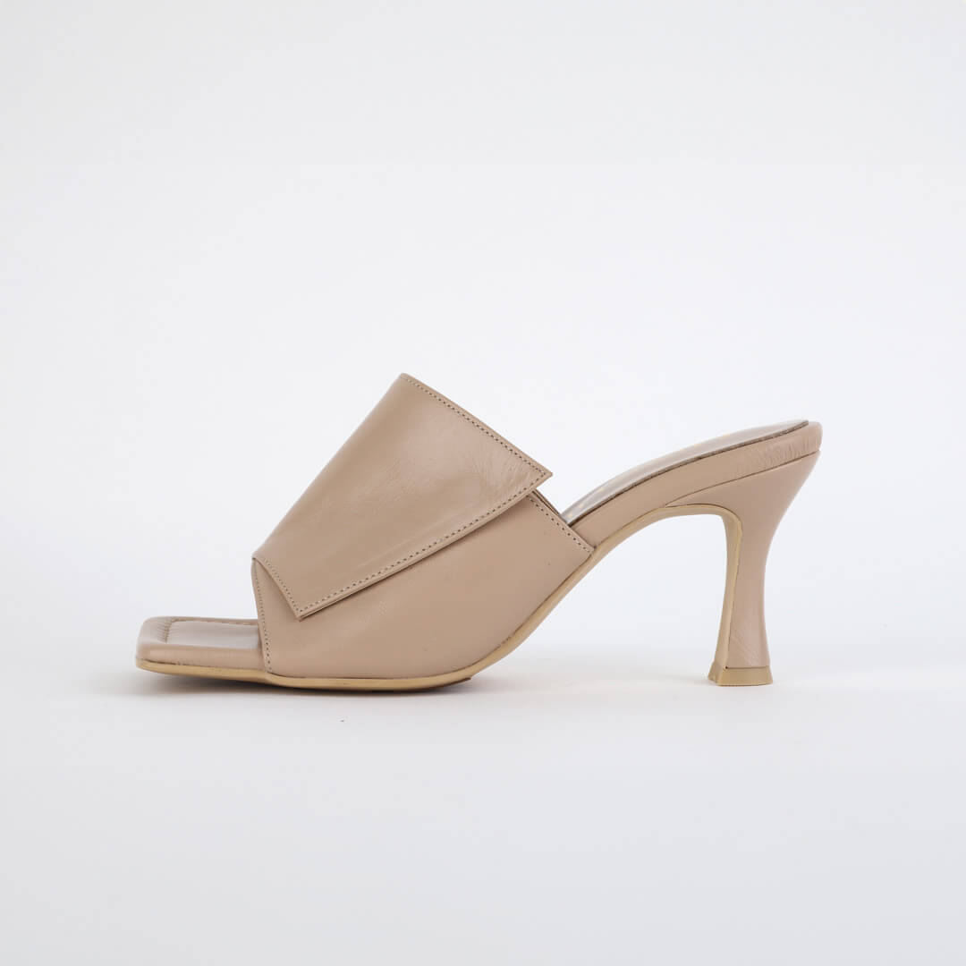 *UK size 2.5 - VALLETTA - ivory, 7cm heels