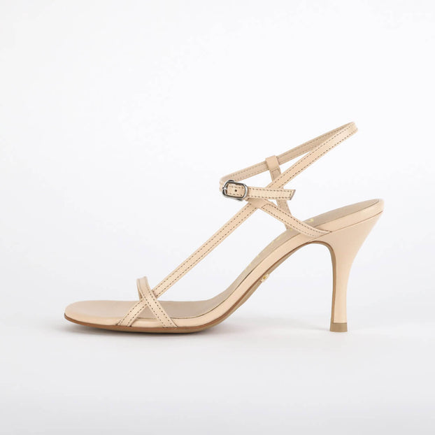 *UK size 1 - TRIPOLI - light beige, 8cm heels