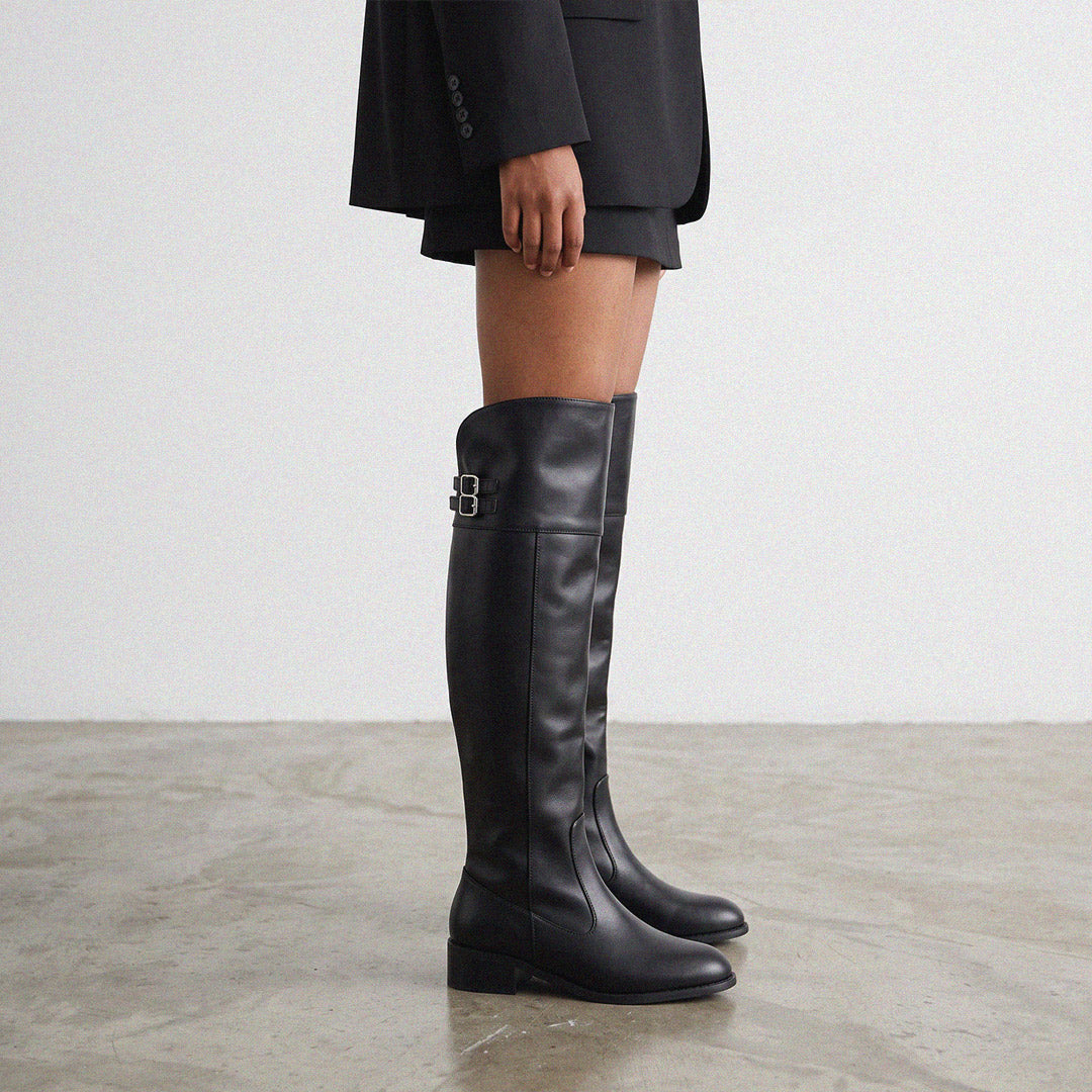Ashford Black Leather - OTK Riding boots