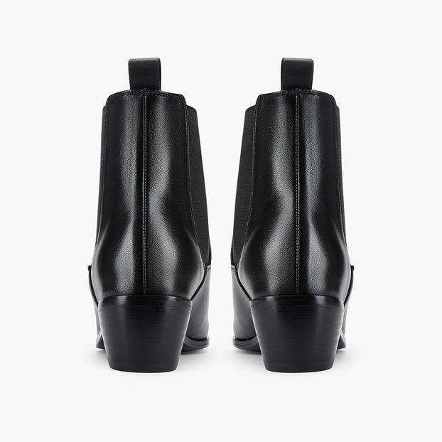 Chelsea Icon - Black Leather