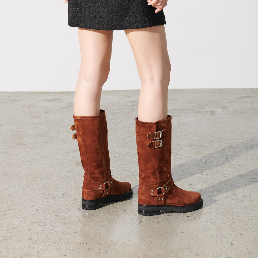 Petite Size Buckled Half Boots UK 2