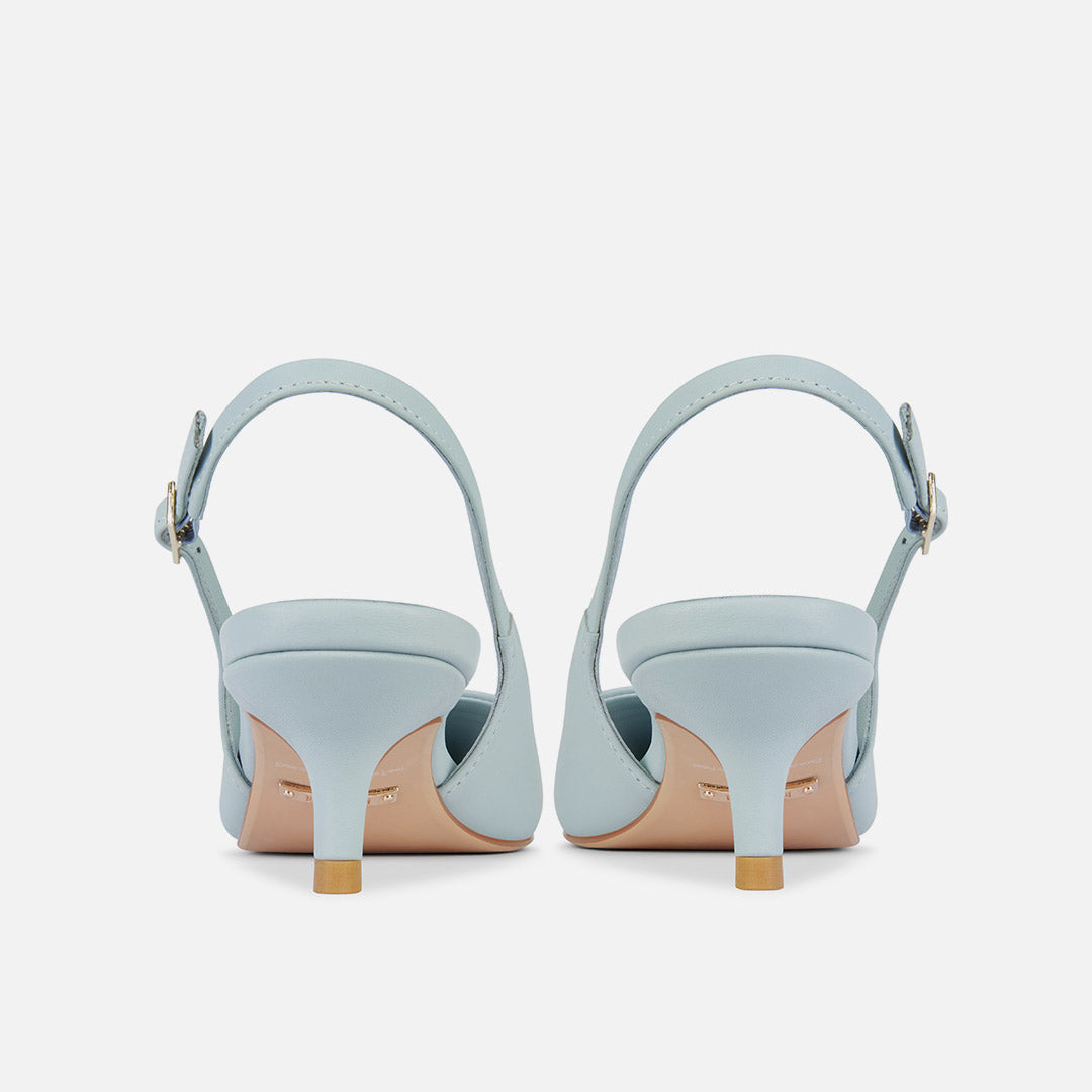 Lena 45 - Blue Leather Slingback