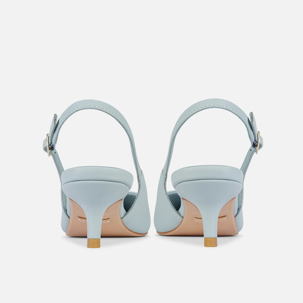 Lena 45 - Blue Leather Slingback