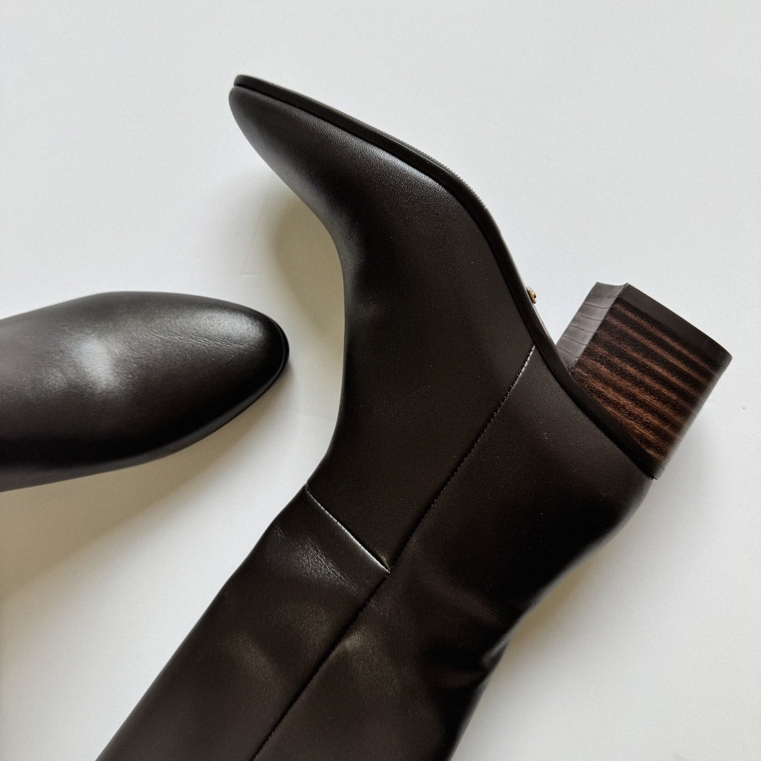Lucca 50 Brown - Leather Knee Boots