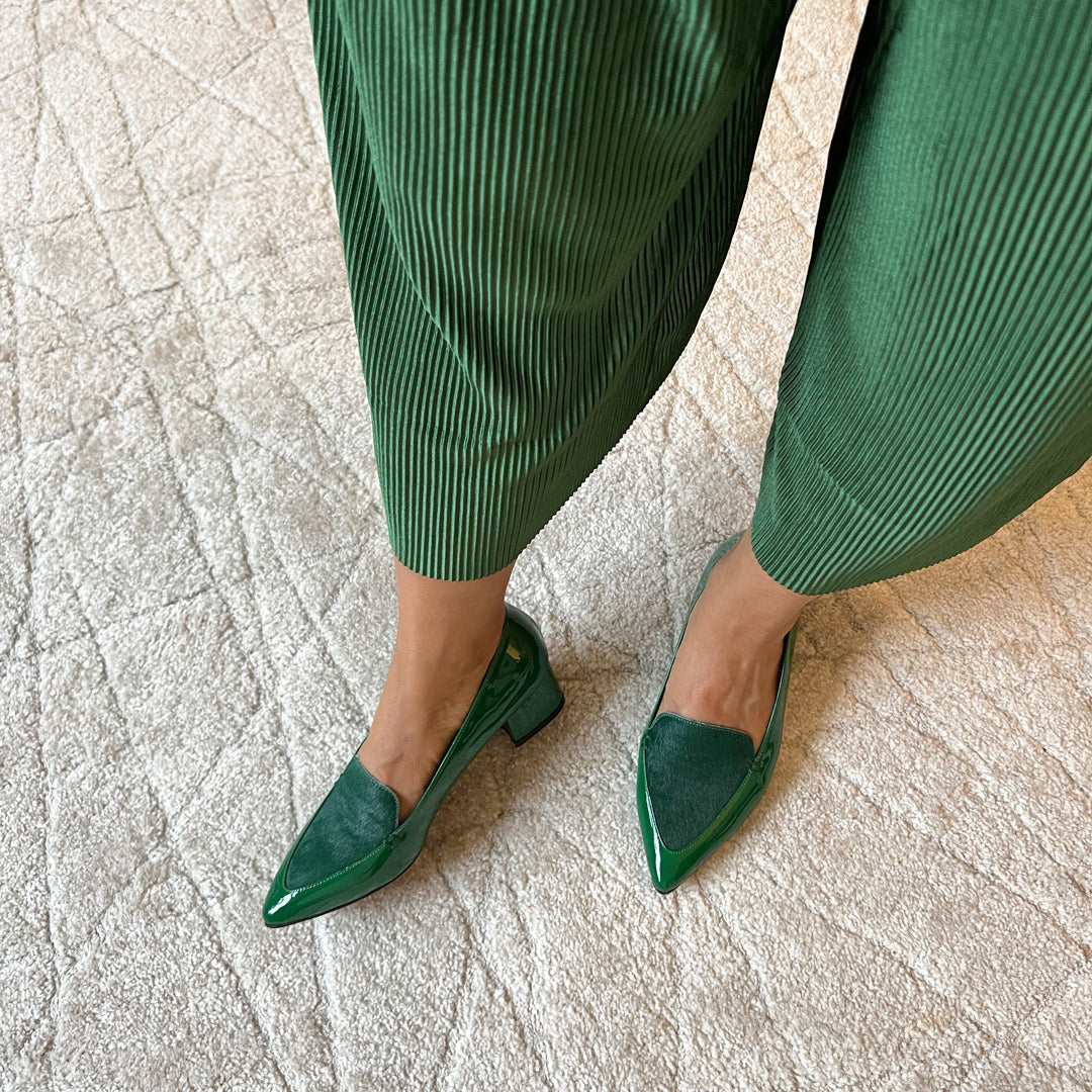 *MUSAH - green , 4cm size UK 2.5