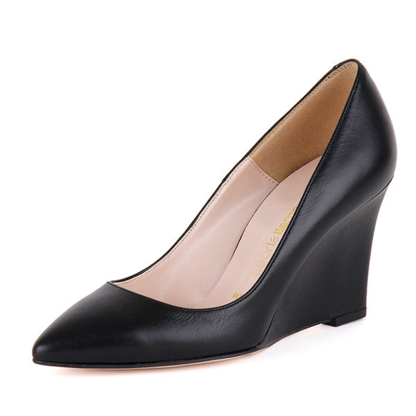 *UK size 3 - DARLING - black, 8cm heels
