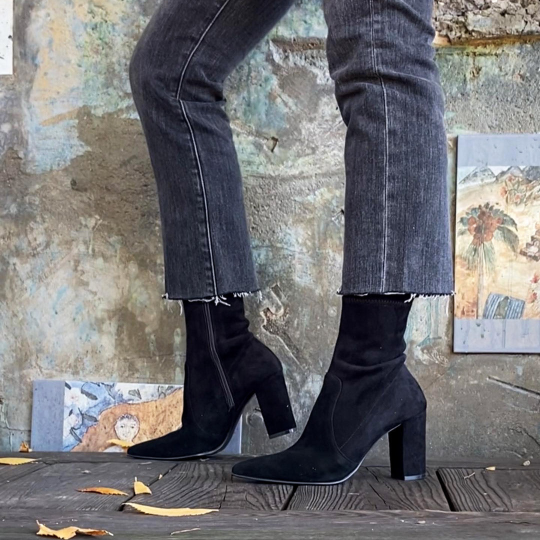 *BLANCA - black, 8cm size UK 2.5