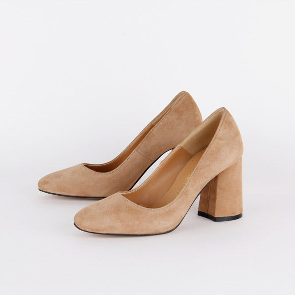 *UK size 2 - BUSAN - beige, 8cm heels