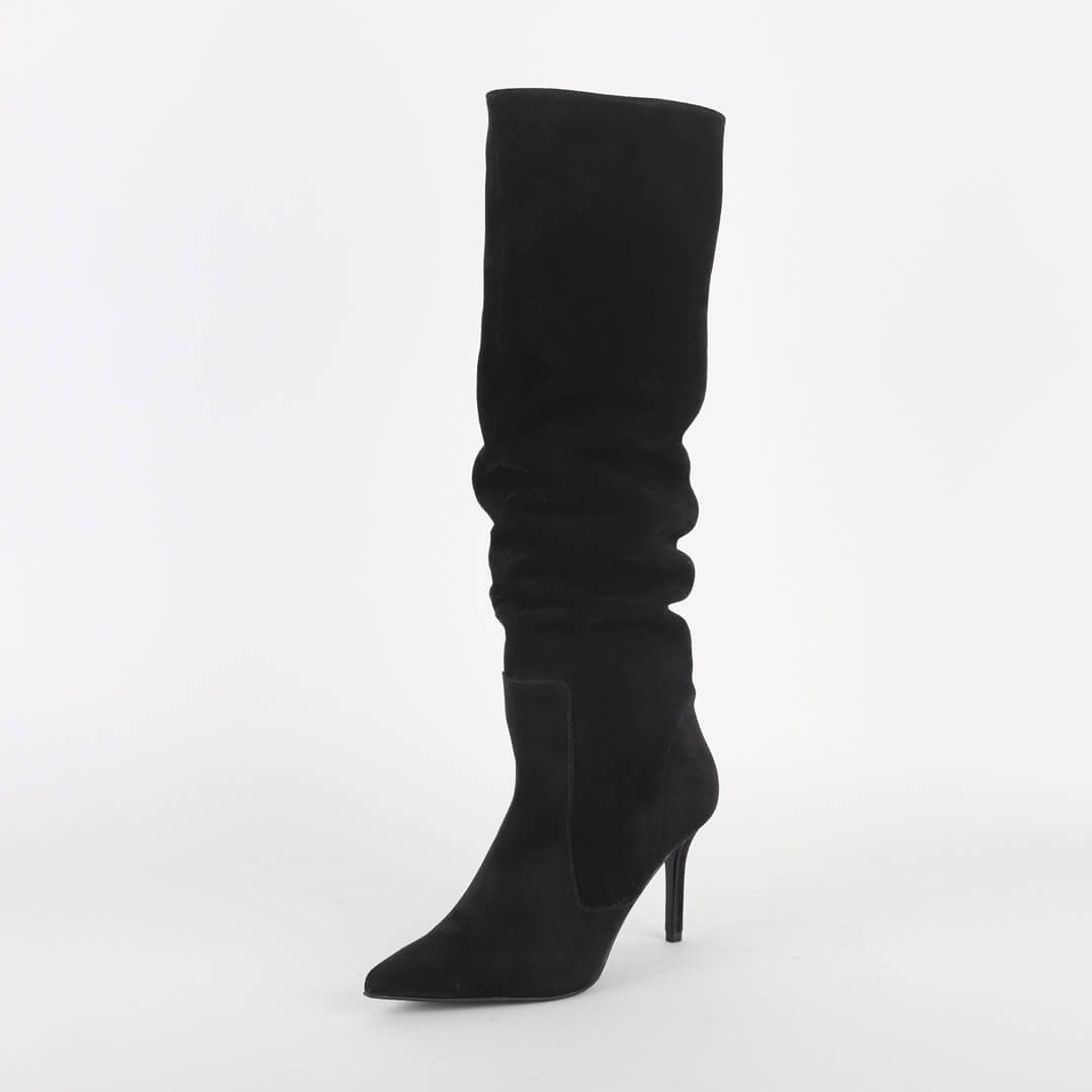*UK size 2 - WOLLEN - mocha beige , 9cm heel