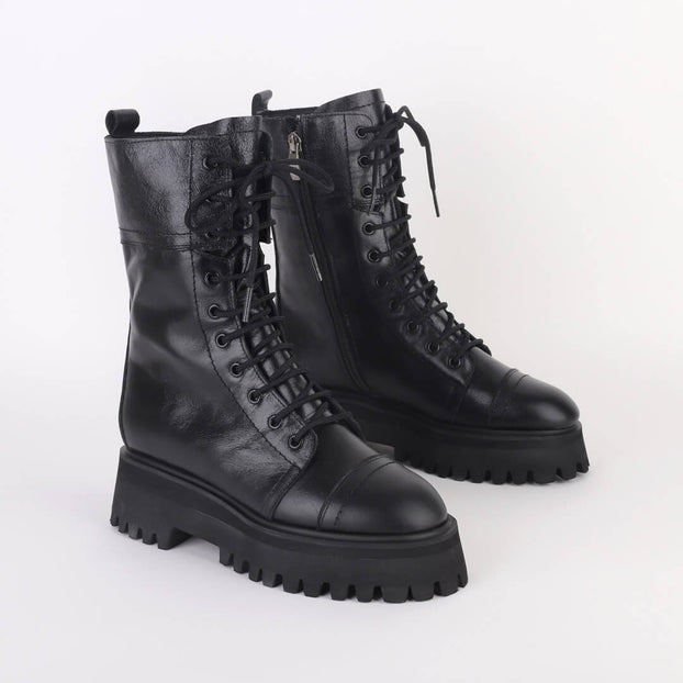 *UK size 2 - TROPAZ - black, 4cm heels