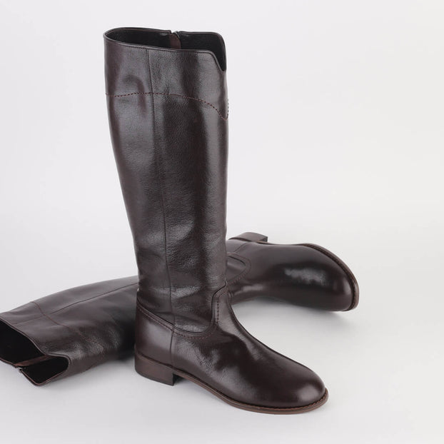 *UK size 1 - BONNY - brown, 2cm heels