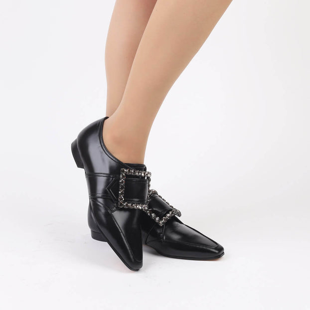 *GIA LUX - black, 1.5cm size UK 2.5