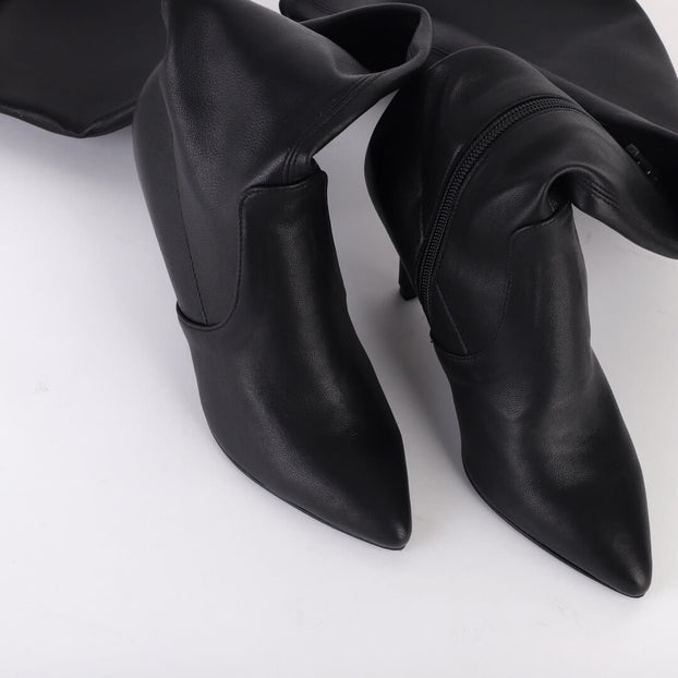*UK size 2 - CEEN - black, 9cm heels (worn in photo shoot)