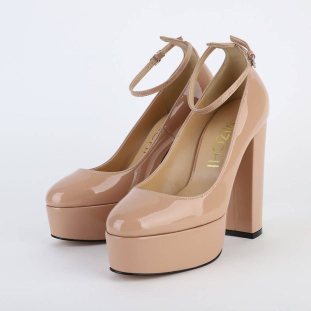 *BONBONERIA - black, 12/3.5cm size UK 2.5