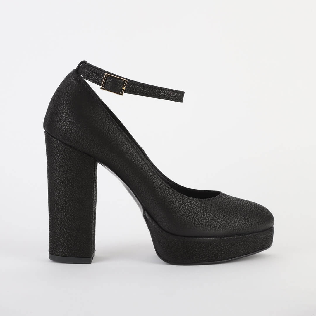 *UK size 1 - Meigo - black, 11/2cm heels