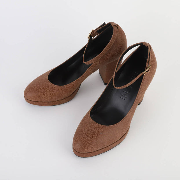 Custom Meigo - no ankle strap - standard black leather