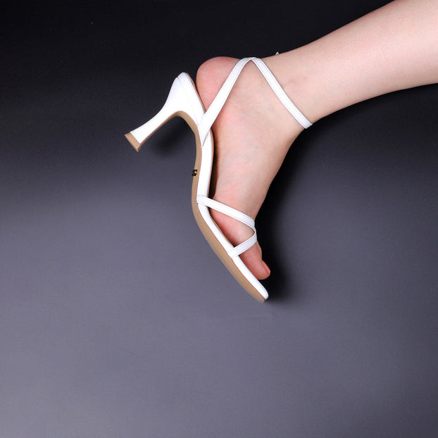 *UK size 1 - CATALINA - white , 7cm heels