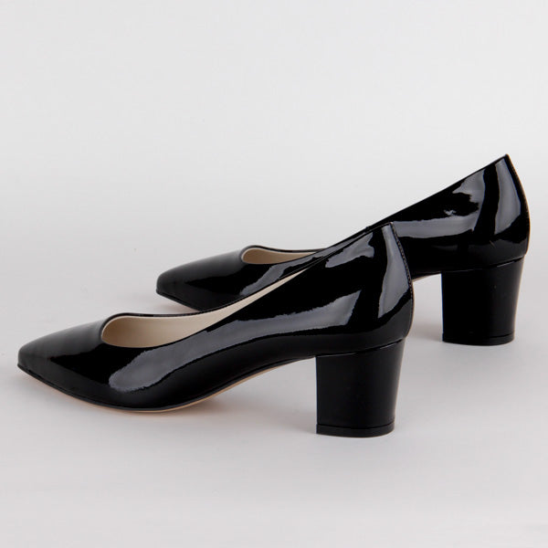 *UK size 3 - COURTNEY - black patent, 5cm heel