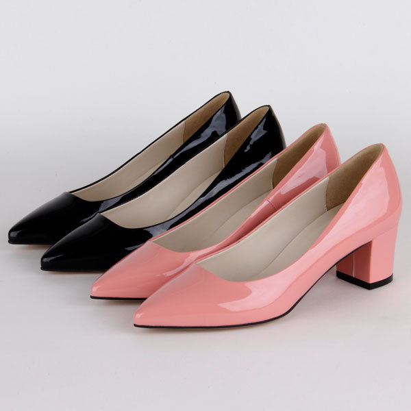 *UK size 3 - COURTNEY - black patent, 5cm heel