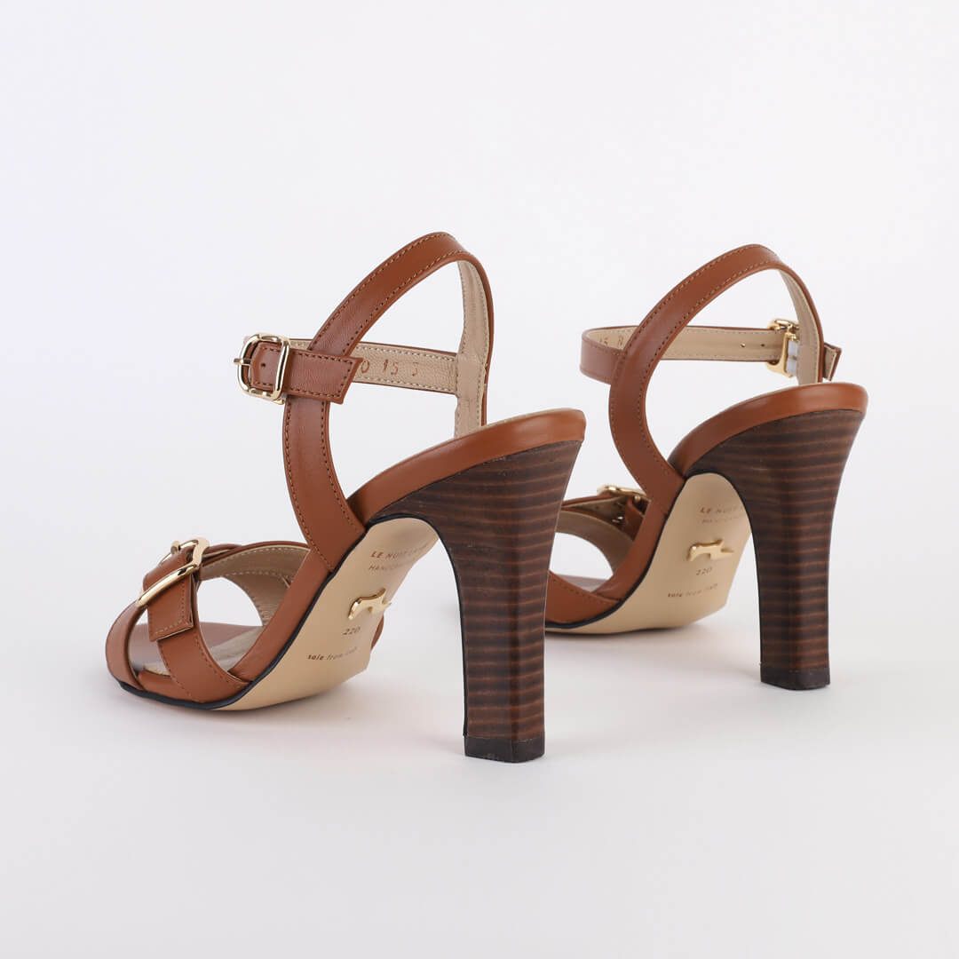 *UK size 3 - TEZA - ivory, 9cm heels