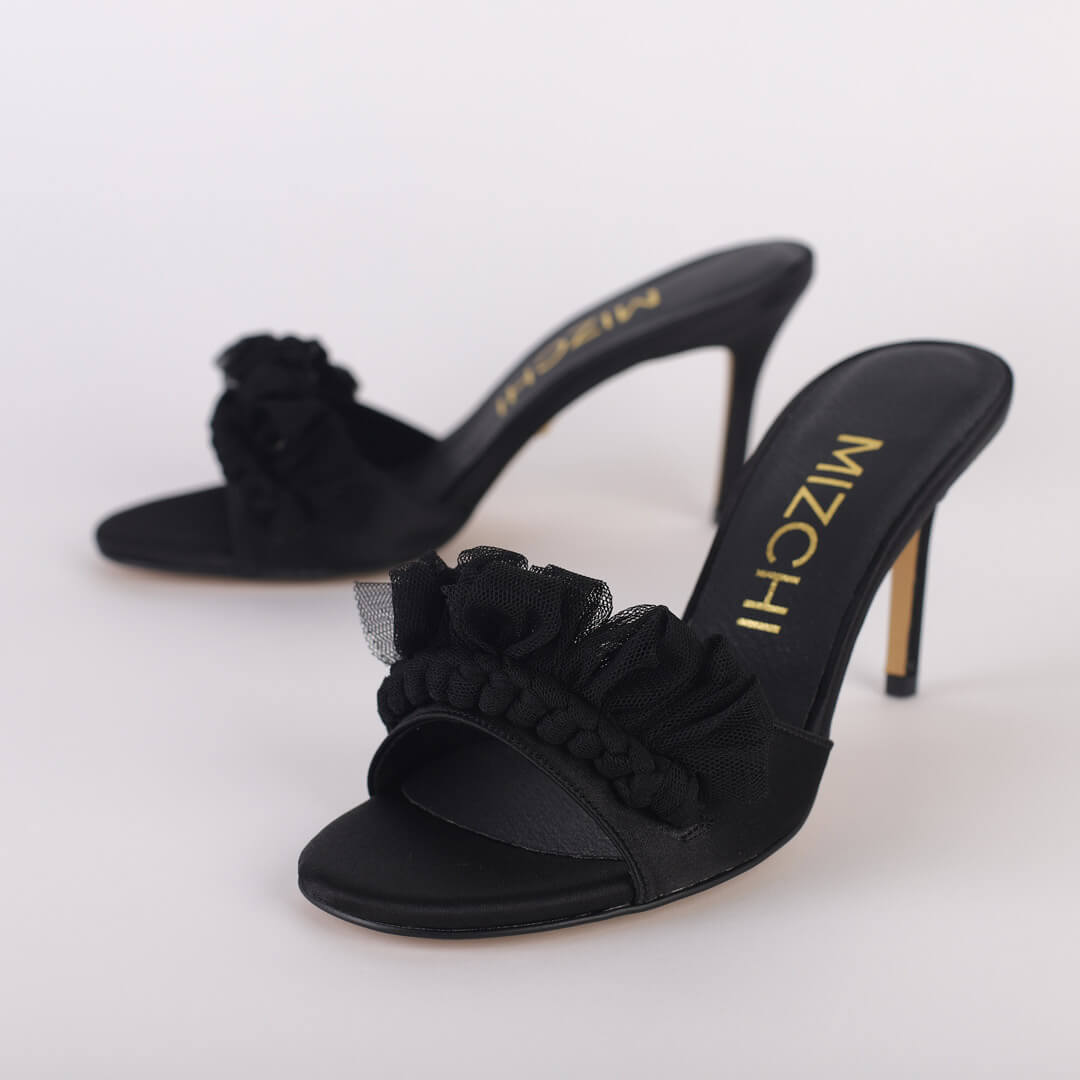 *Mulher - black, 6cm size UK 2.5