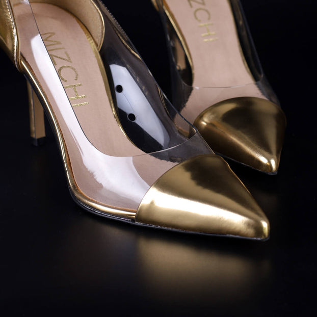 RUE - gold heel