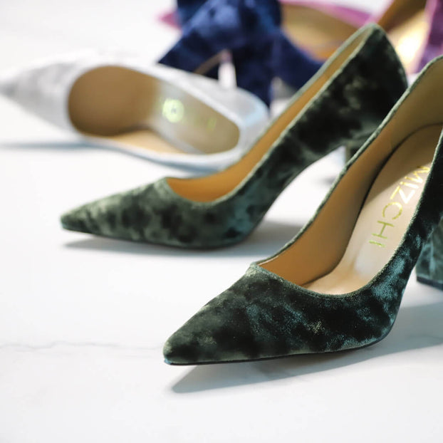 *MELLOW - khaki, 8cm size UK 2.5