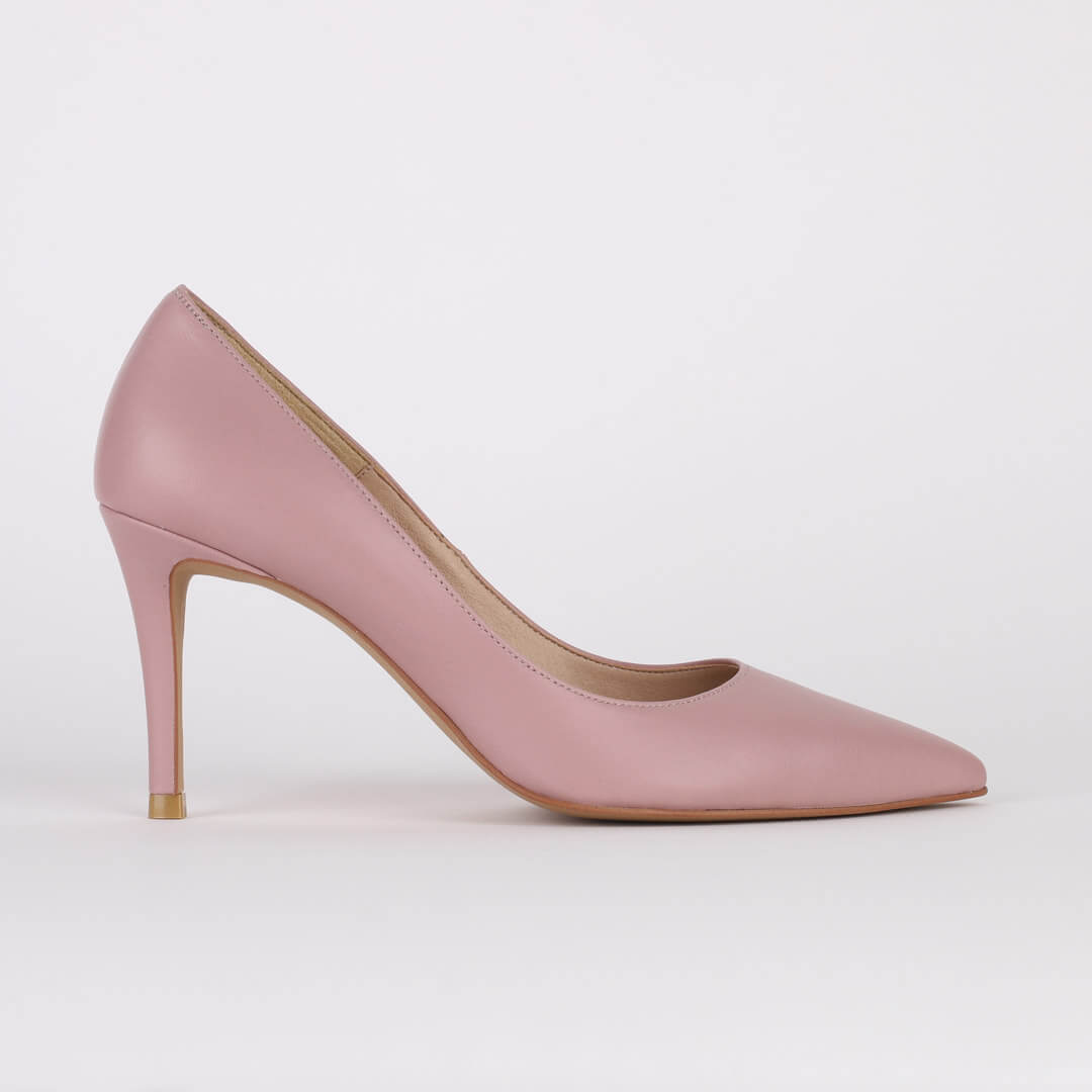 *UK 13 - ANUBO - white, 9cm heel