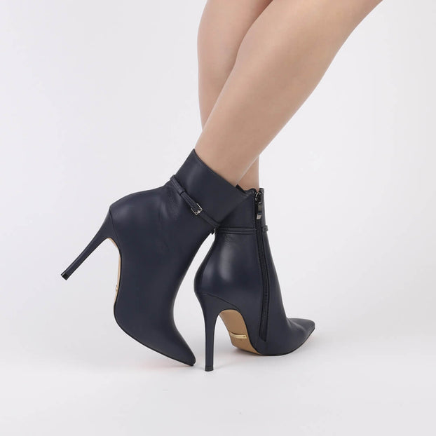 *UK size 3 - SWIFT NAVY - 8cm heels