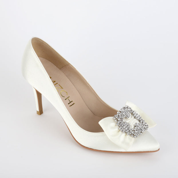 *CREME - ivory, 10cm size UK 1 (detachable broach)