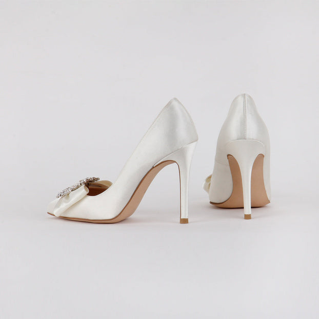 *CREME - ivory, 10cm size UK 1 (detachable broach)