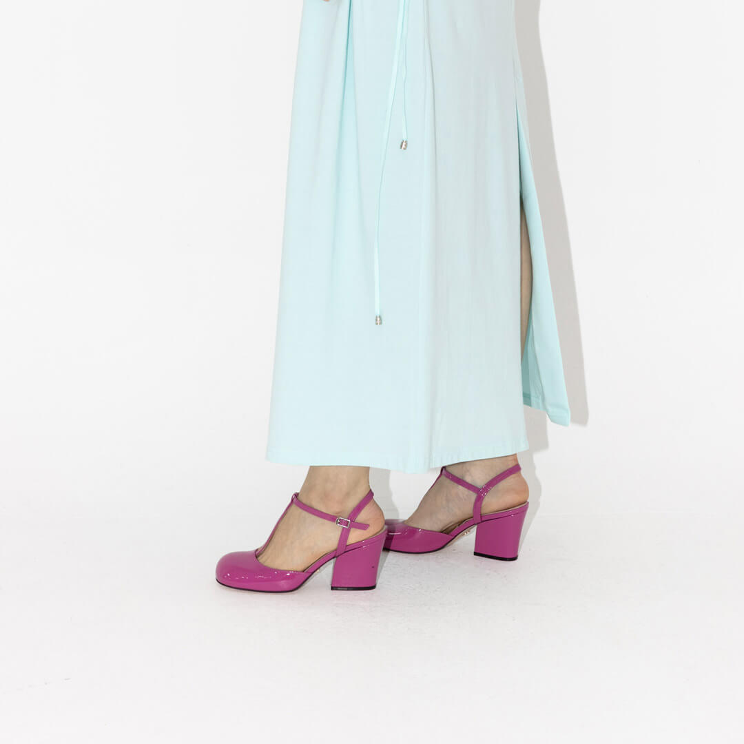 *CEEU - pink, 7cm size UK 1 (worn in photo shoot)