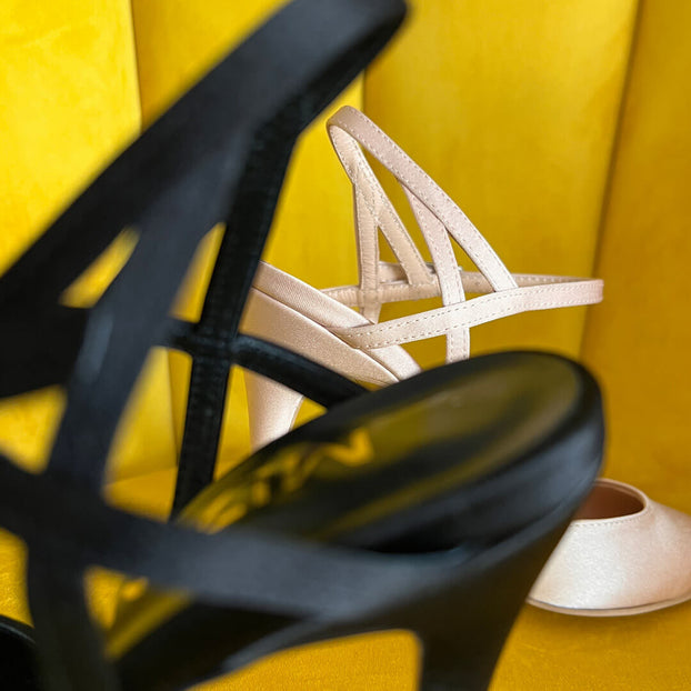 BALLAD - satin heels
