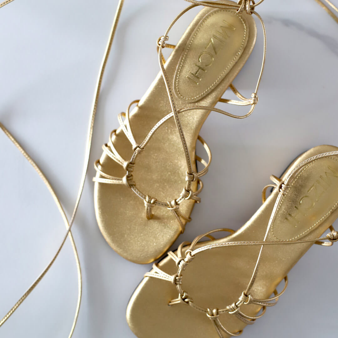 CLEMENCIA - lace up sandal
