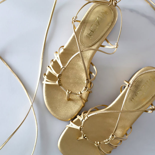 CLEMENCIA - lace up sandal